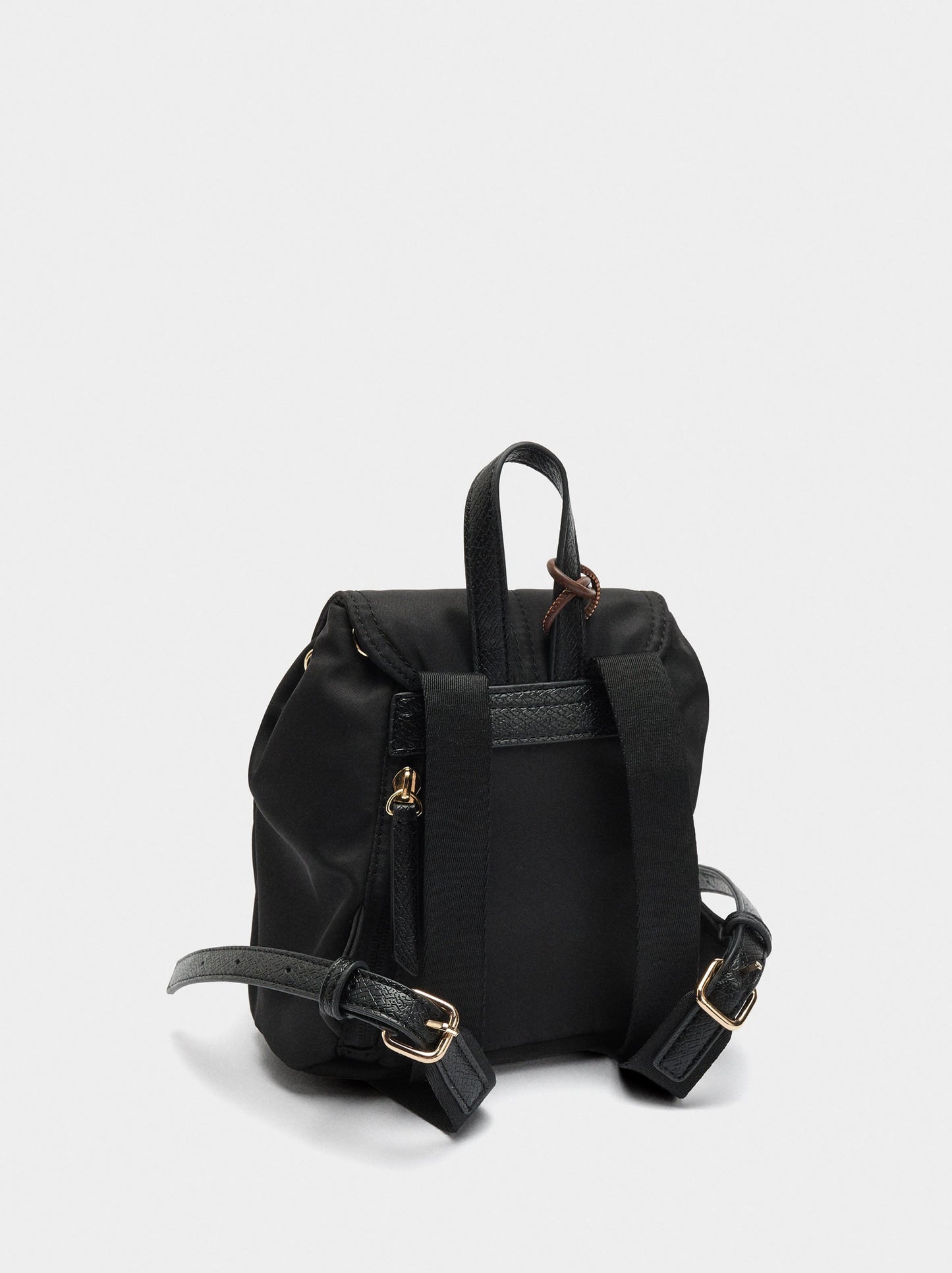 Mini Nylon Backpack With Pendant