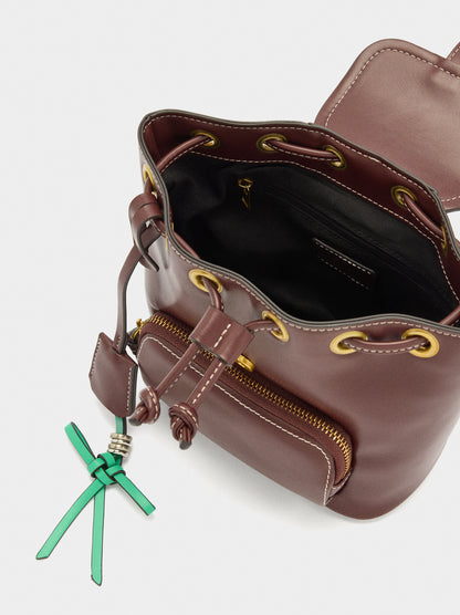 Mini Backpack With Pendant