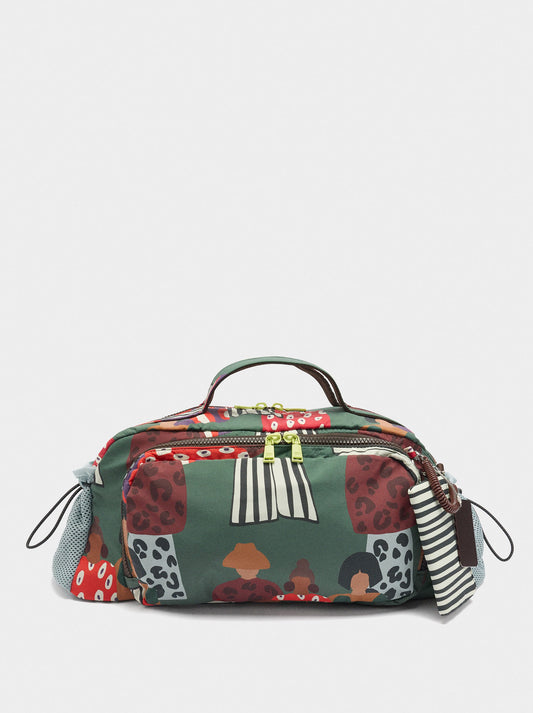 Printed Nylon Sports Bag