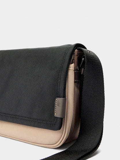 Nylon Colour Block Crossbody Bag
