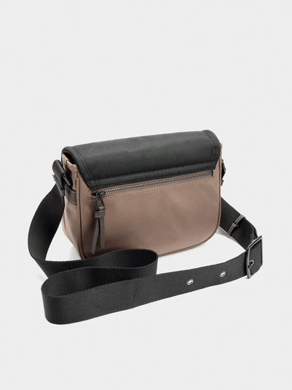 Nylon Colour Block Crossbody Bag