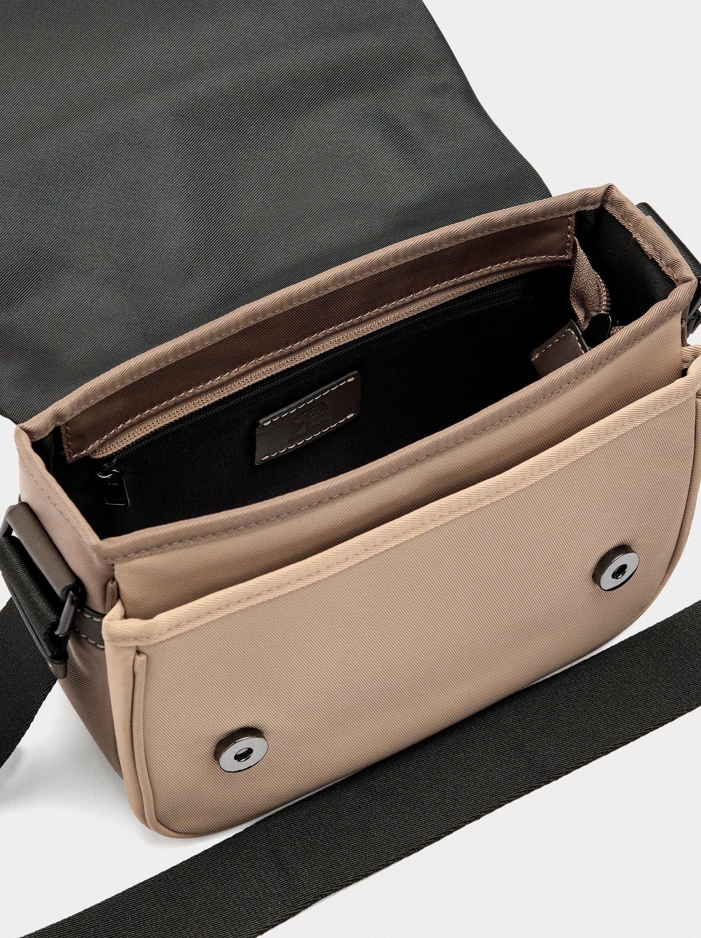 Nylon Colour Block Crossbody Bag