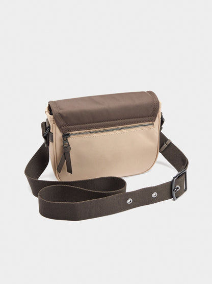 Nylon Colour Block Crossbody Bag