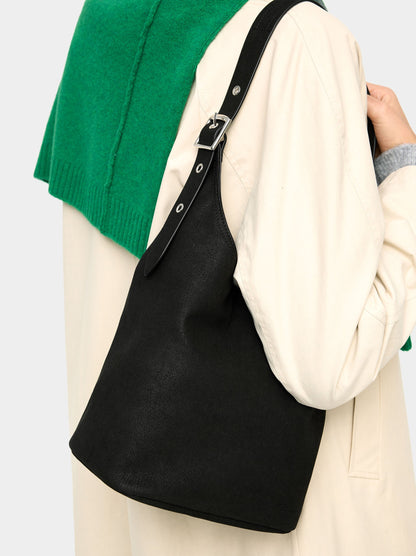 Shoulder Bag With Leather-Effect