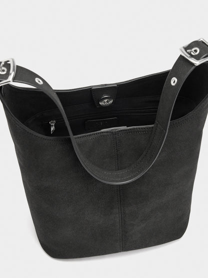 Shoulder Bag With Leather-Effect
