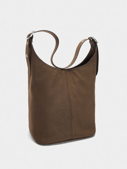 Shoulder Bag With Leather-Effect