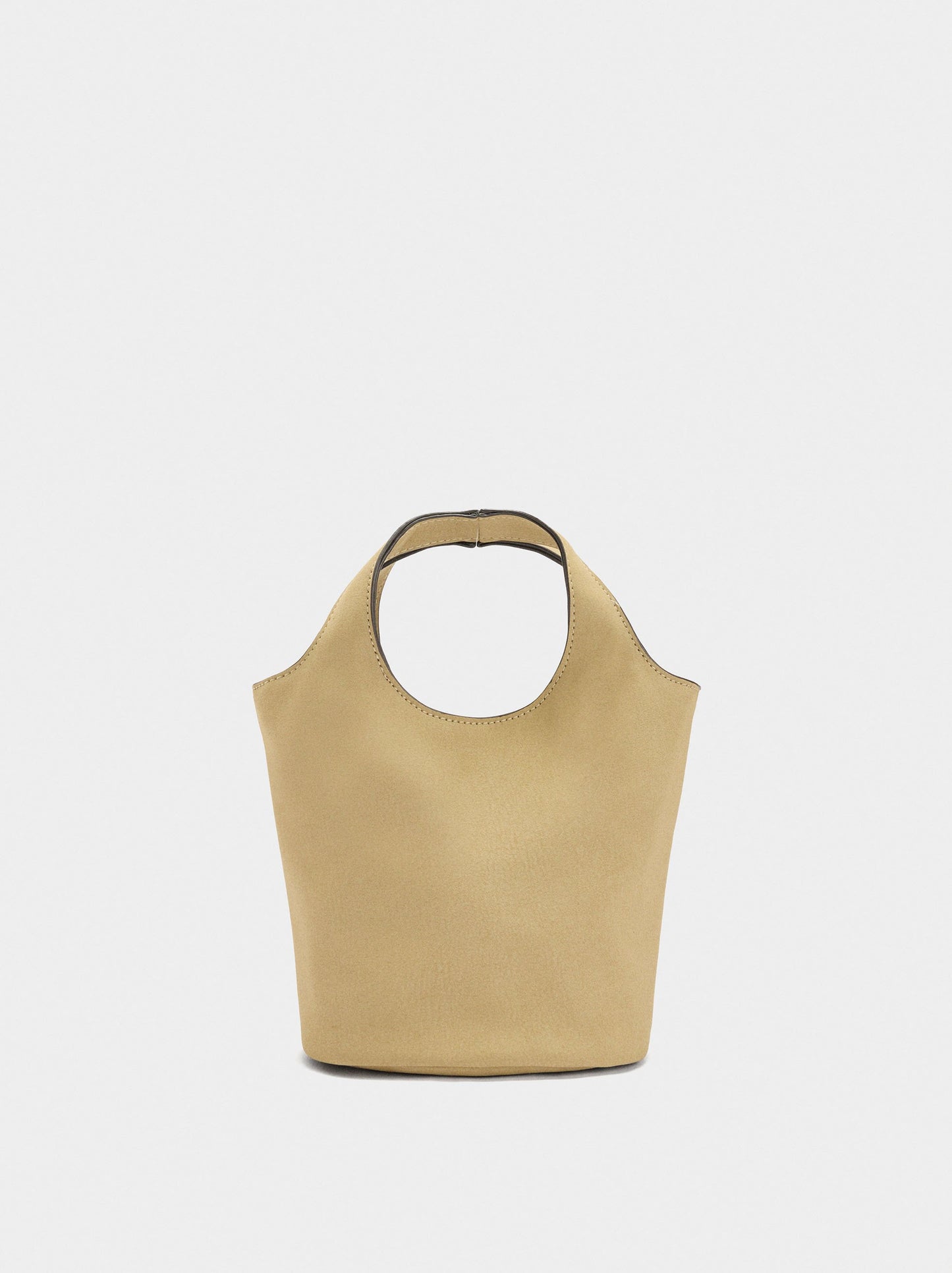 Leather-Effect Bucket Bag