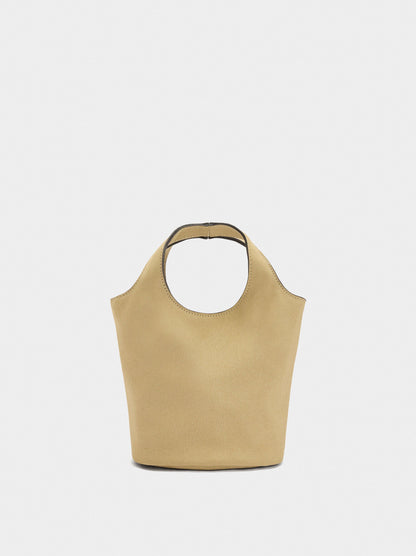 Leather-Effect Bucket Bag