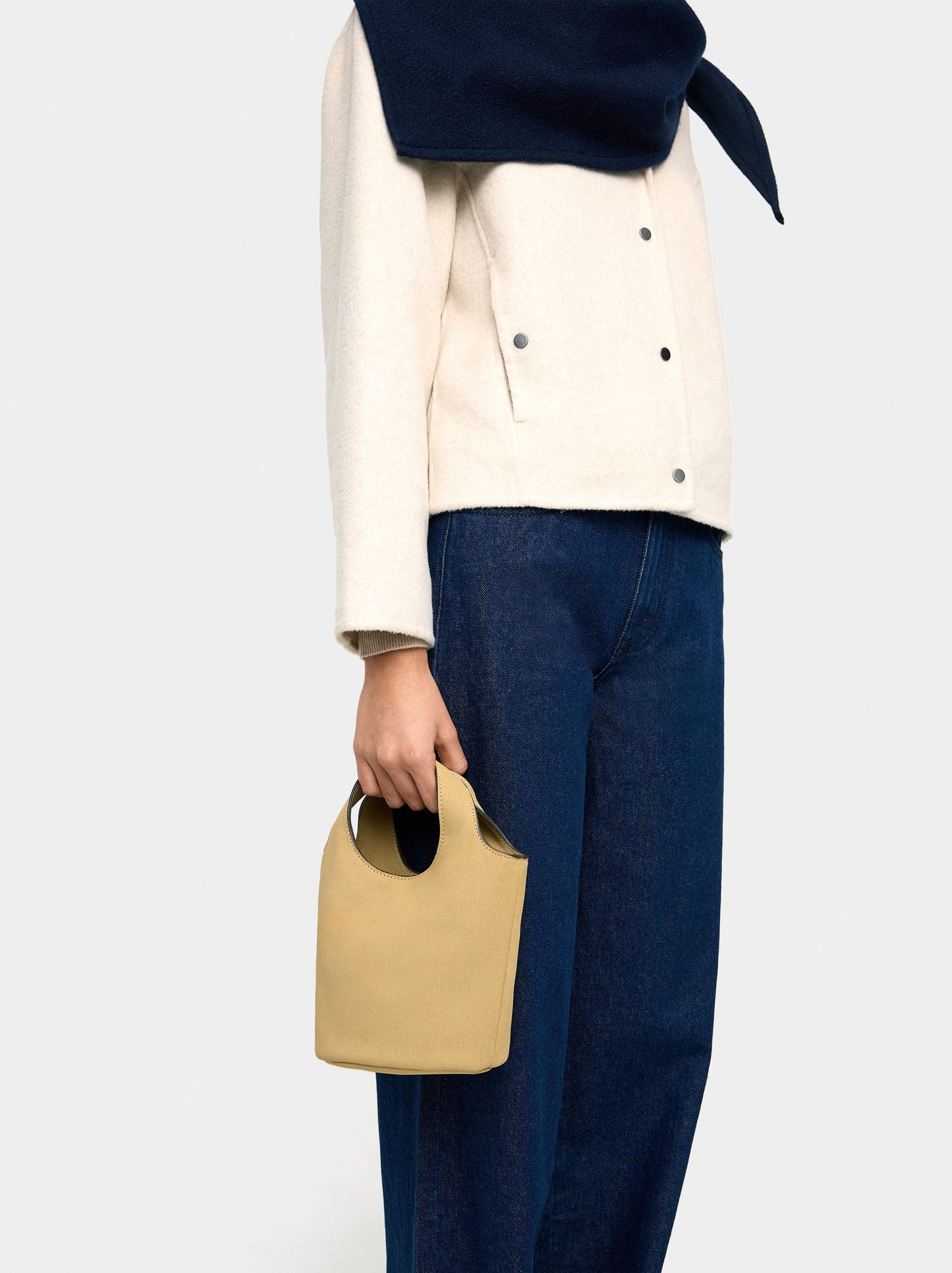 Leather-Effect Bucket Bag