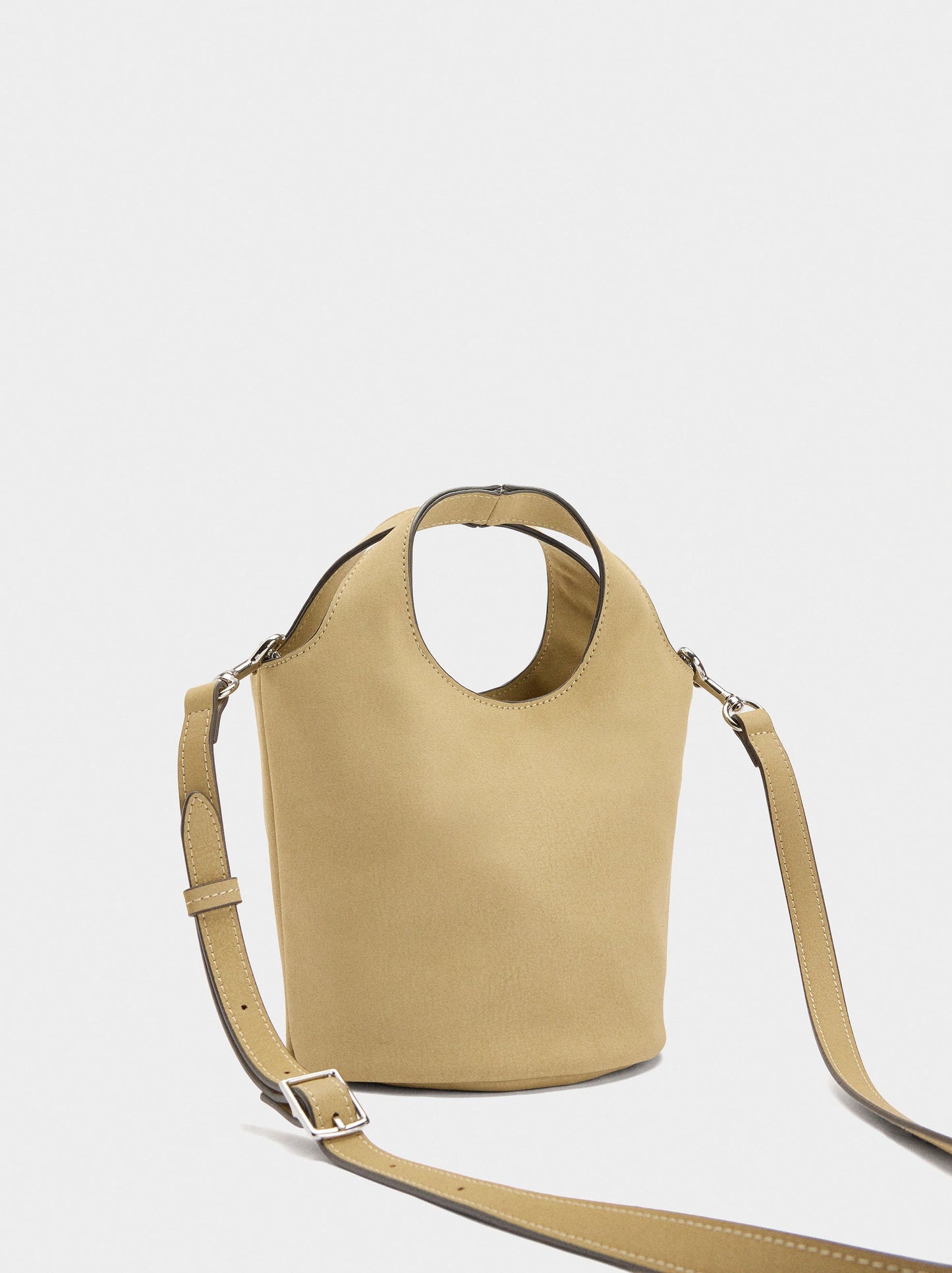 Leather-Effect Bucket Bag