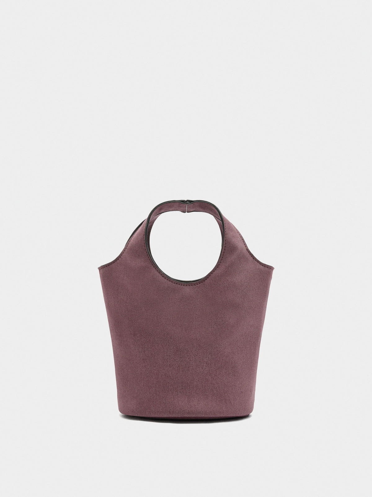 Leather-Effect Bucket Bag