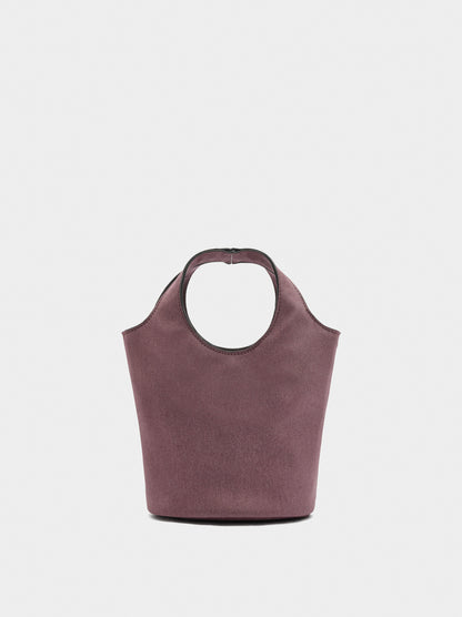 Leather-Effect Bucket Bag