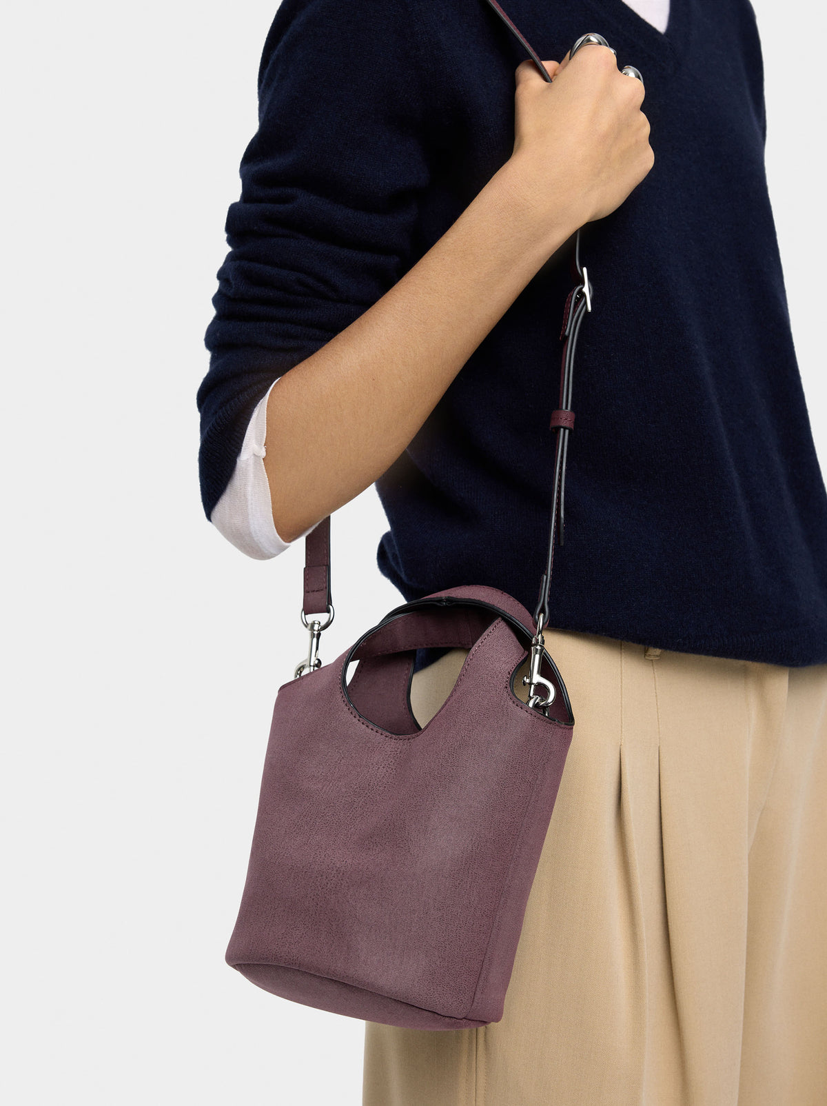 Leather-Effect Bucket Bag