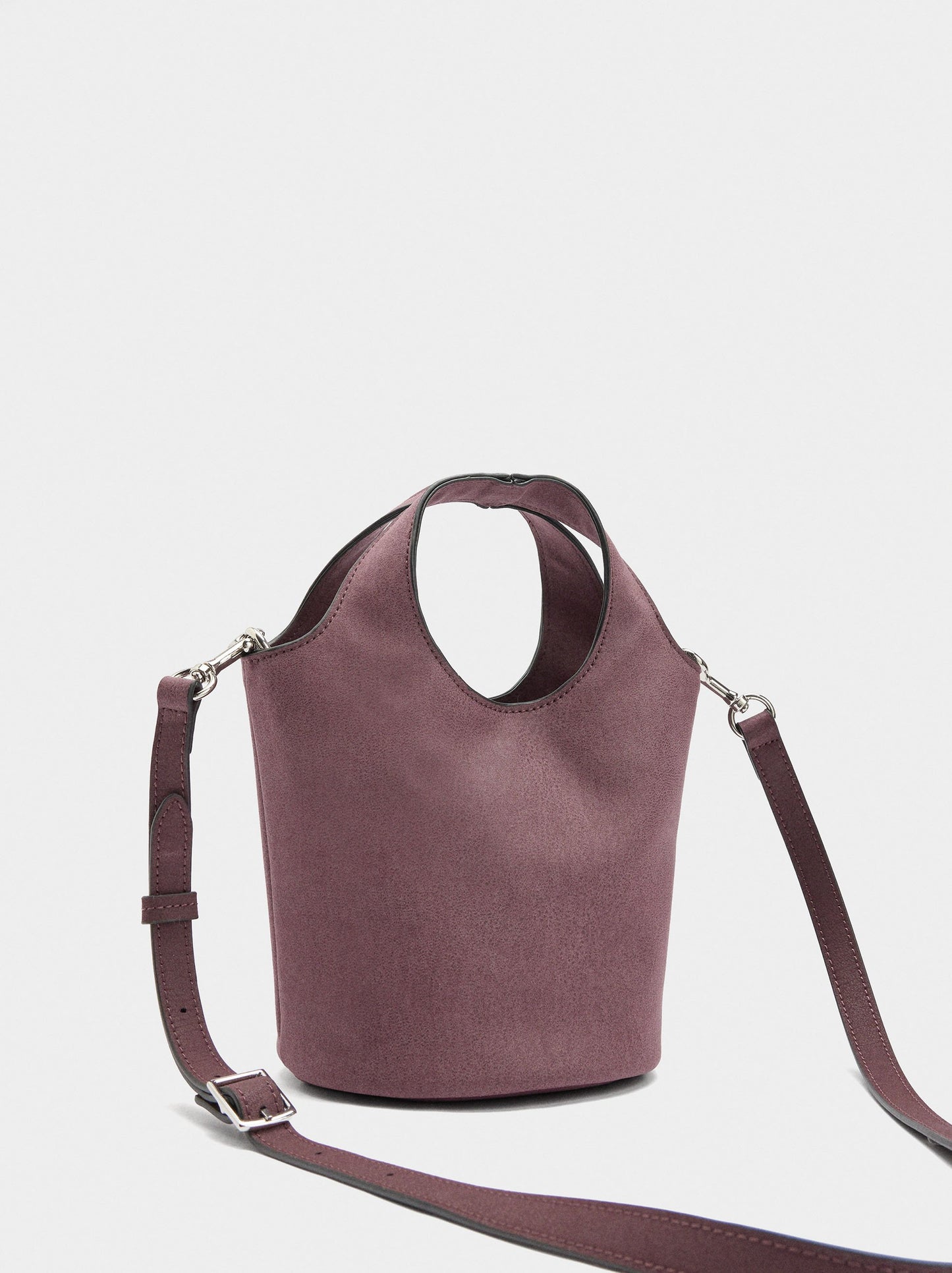 Leather-Effect Bucket Bag