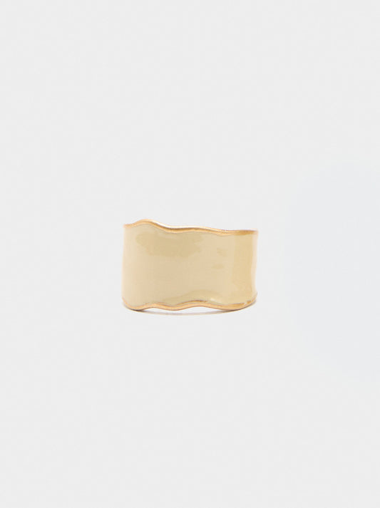 Wavy Ring With Enamel