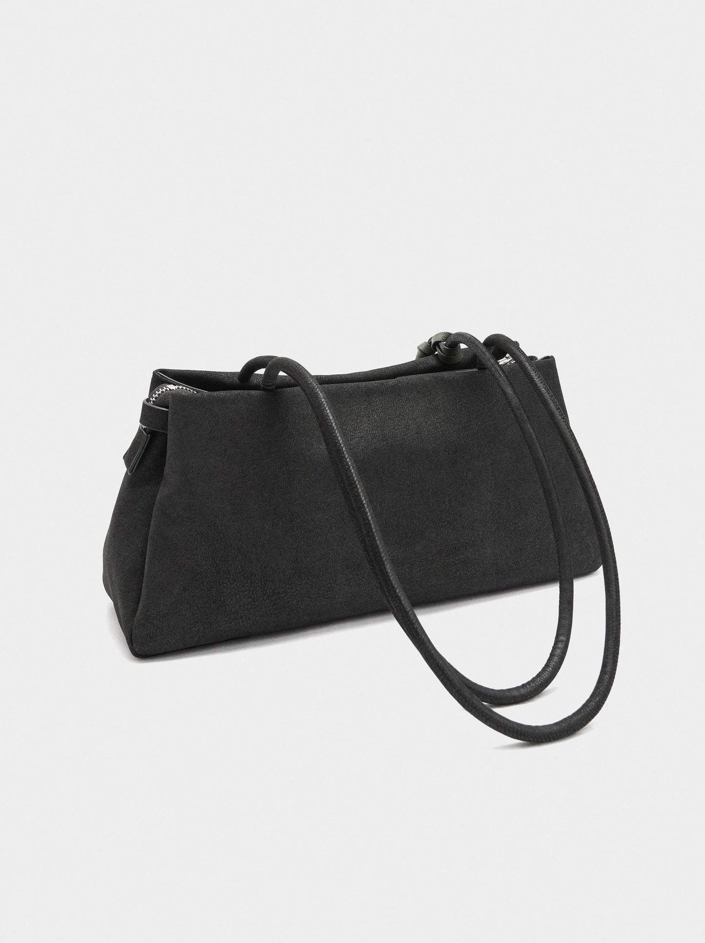 Leather-Effect Shoulder Bag With Pendant