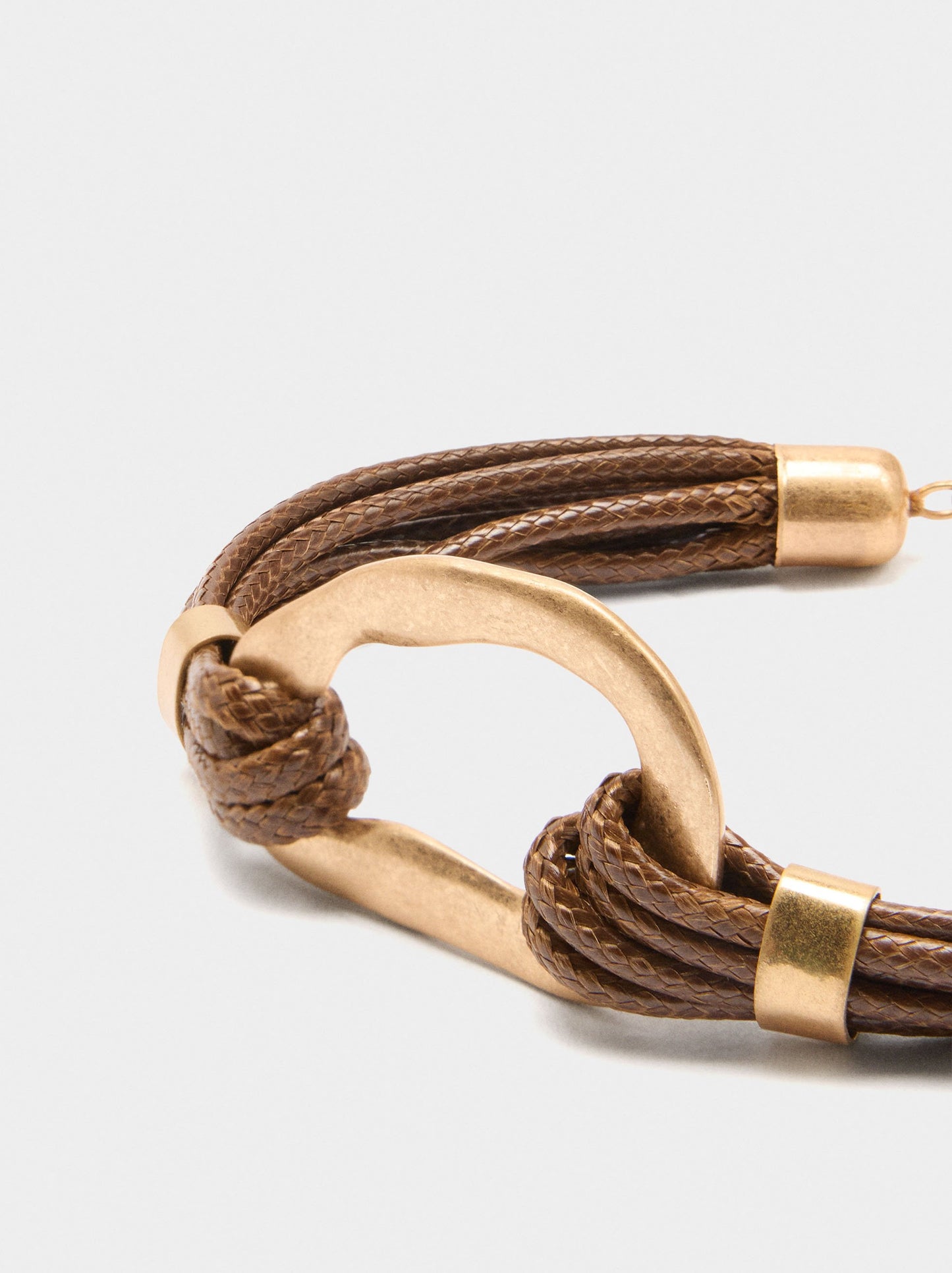 Multistrand Bracelet With Hoop