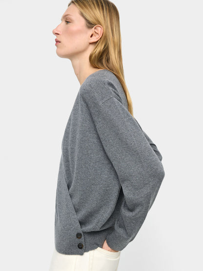Knit Sweater With Crossover