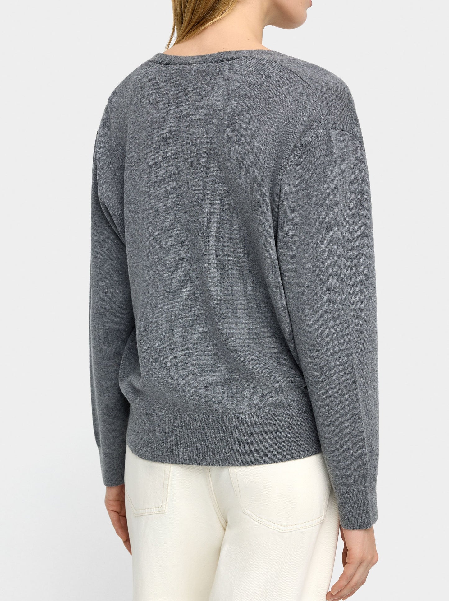 Knit Sweater With Crossover