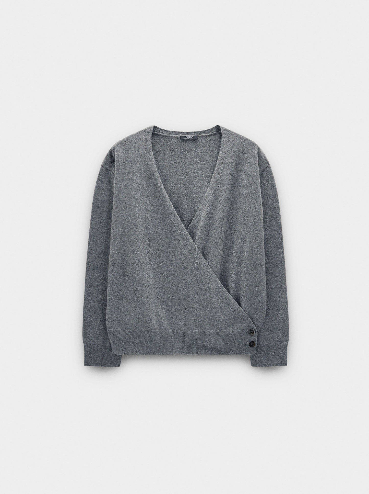 Knit Sweater With Crossover