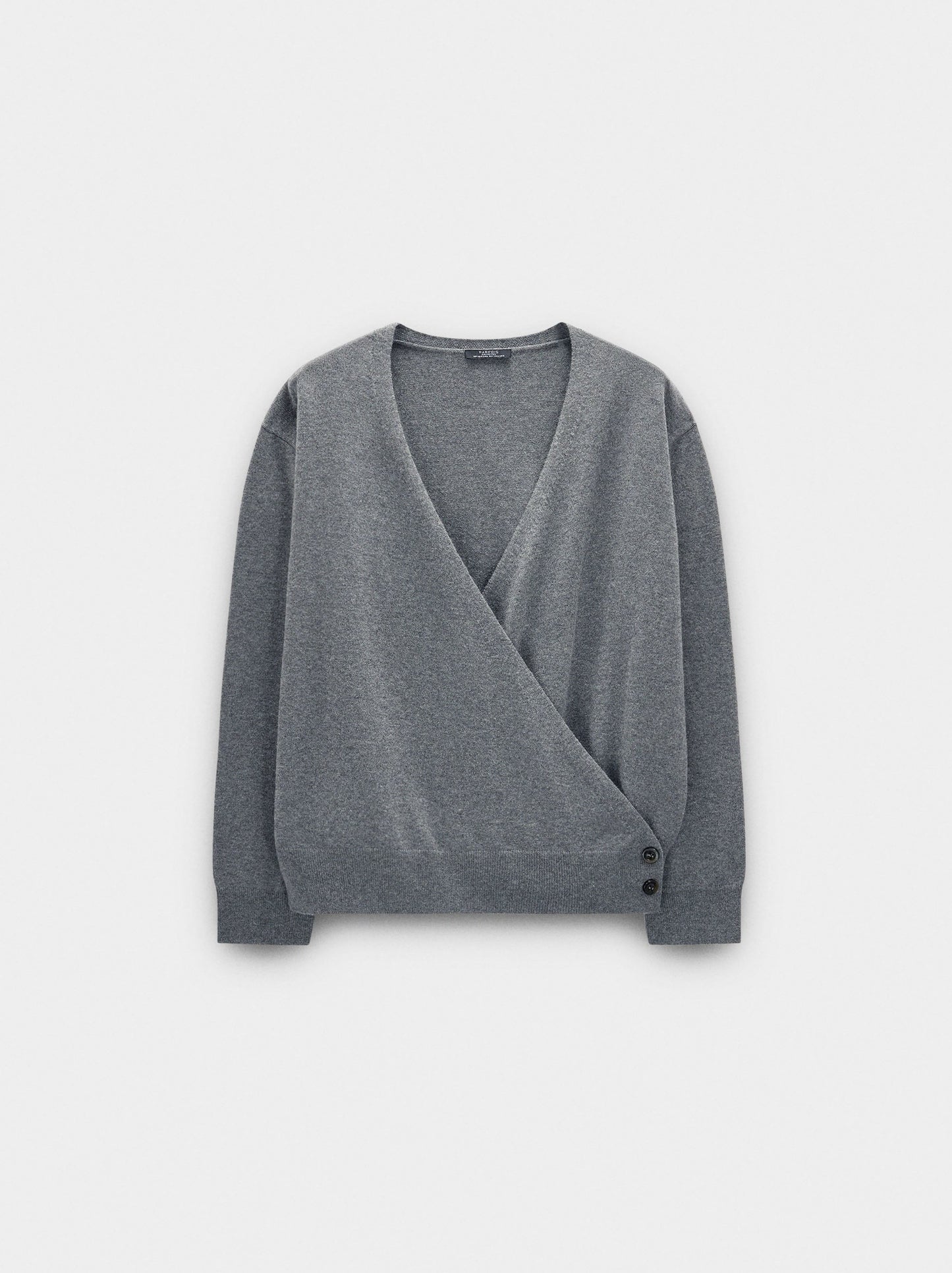 Knit Sweater With Crossover