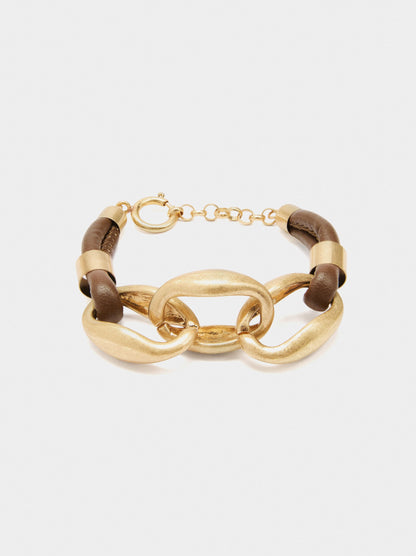 Bracelet Of Links With Cord