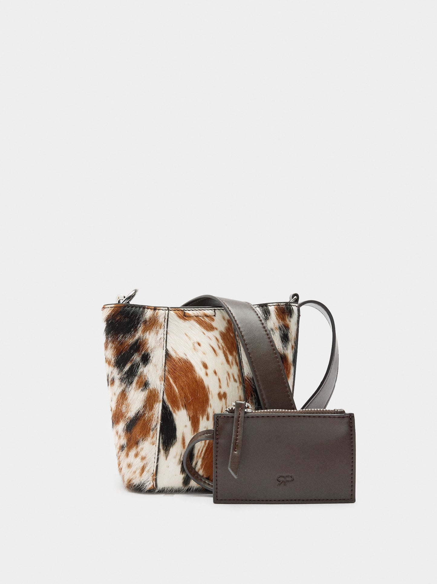 Bucket Bag With Leather Details