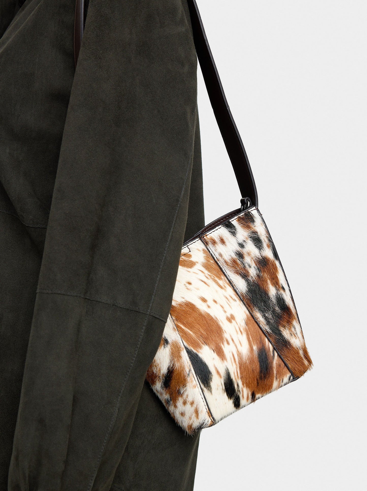 Bucket Bag With Leather Details