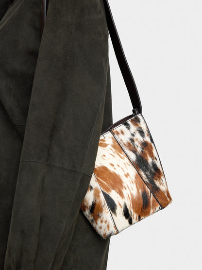 Bucket Bag With Leather Details