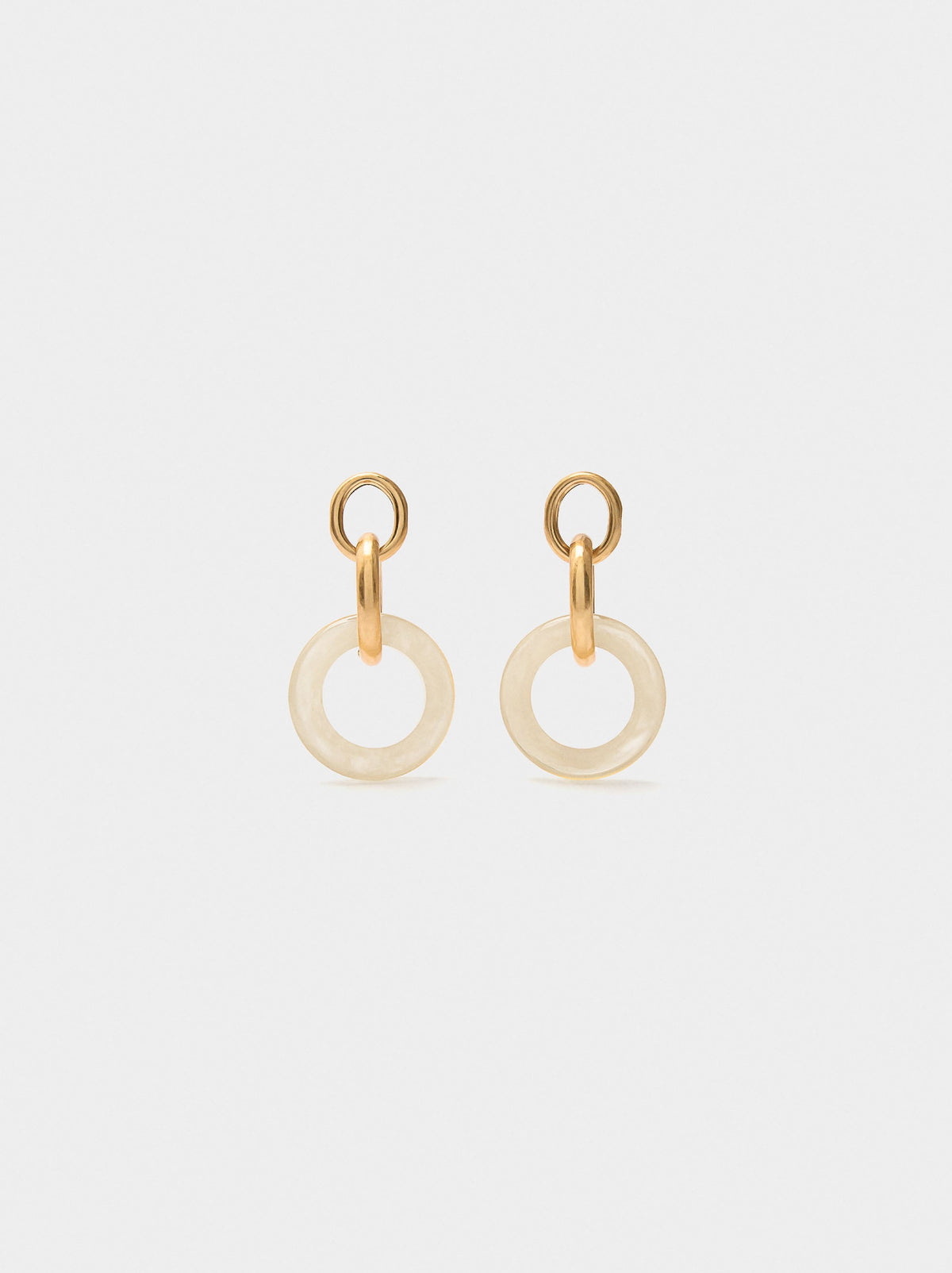 Resin Hoop Earrings