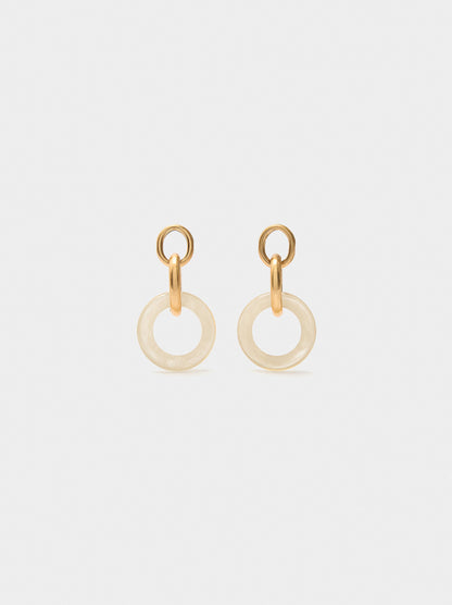 Resin Hoop Earrings