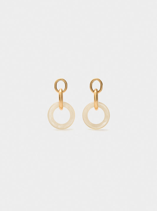 Resin Hoop Earrings
