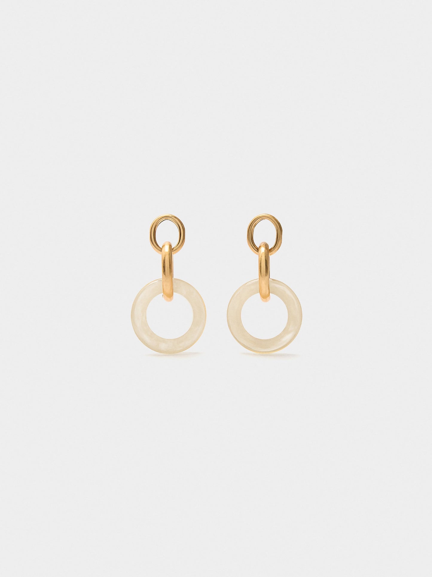 Resin Hoop Earrings