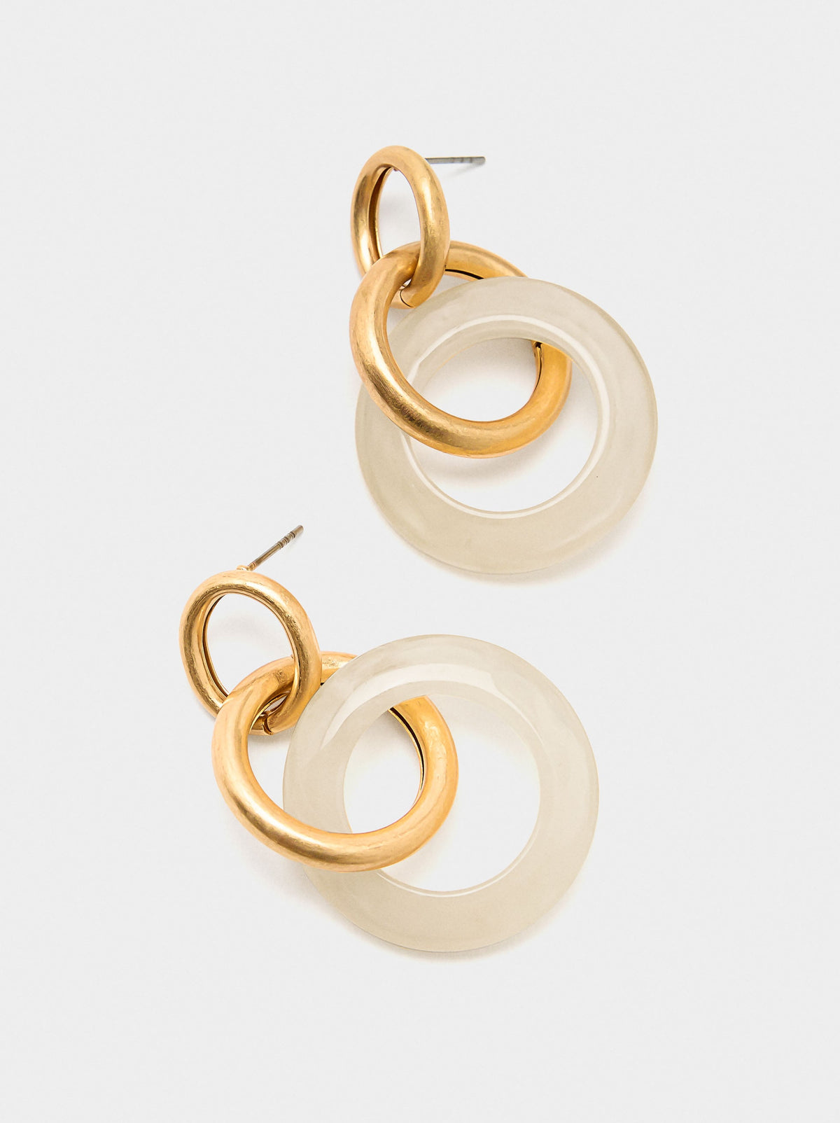 Resin Hoop Earrings