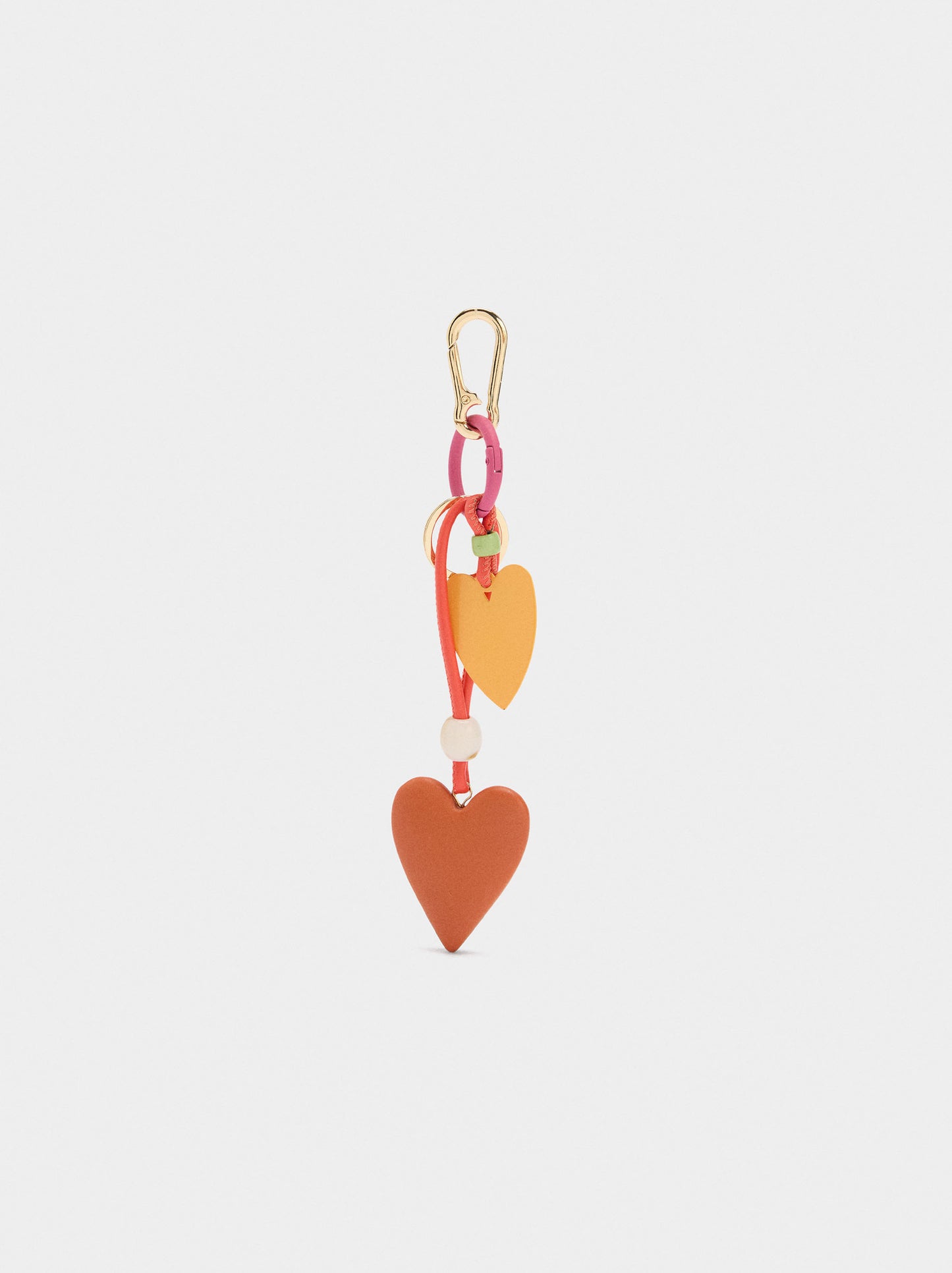 Keychain Charm With Hearts