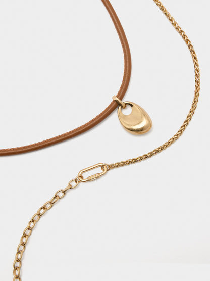 Set Of Necklaces With Pendants