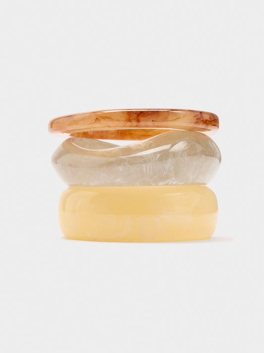 Bracelets With Resin Stone Effect