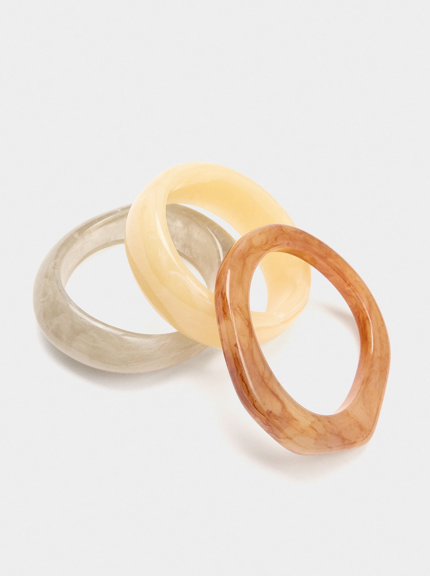 Bracelets With Resin Stone Effect