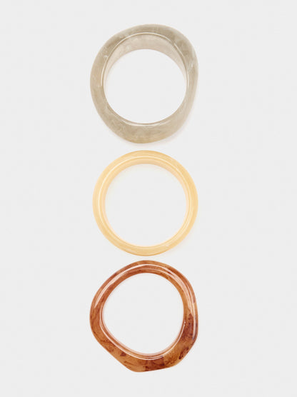 Bracelets With Resin Stone Effect