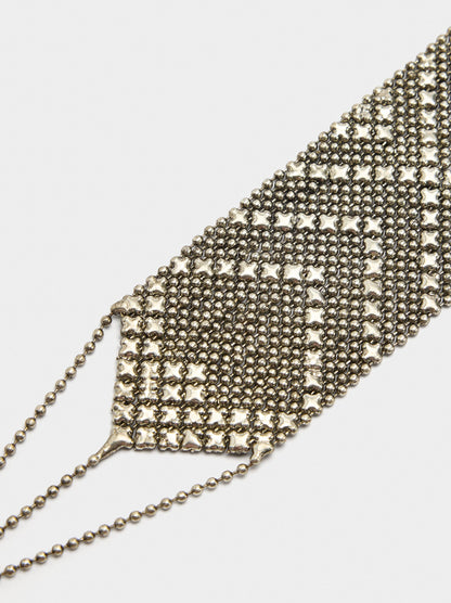 Metallic Choker With Mini Spheres