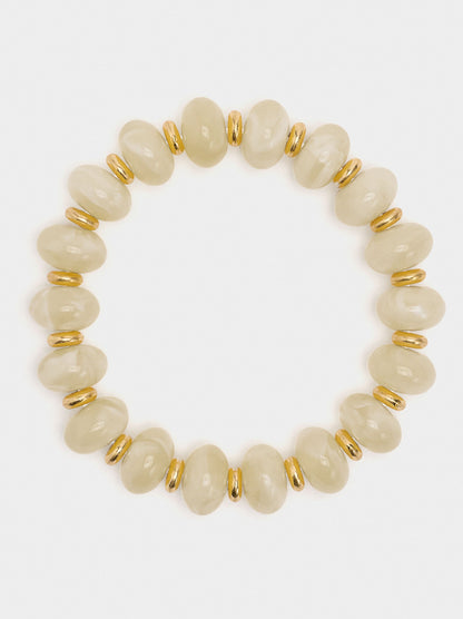 Elastic Bracelet With Stone Effect