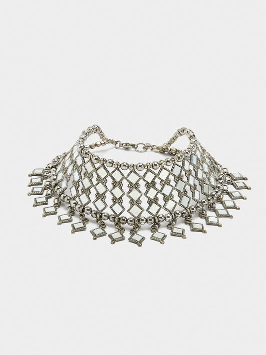 Choker With Mirror Rhombuses