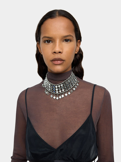 Choker With Mirror Rhombuses