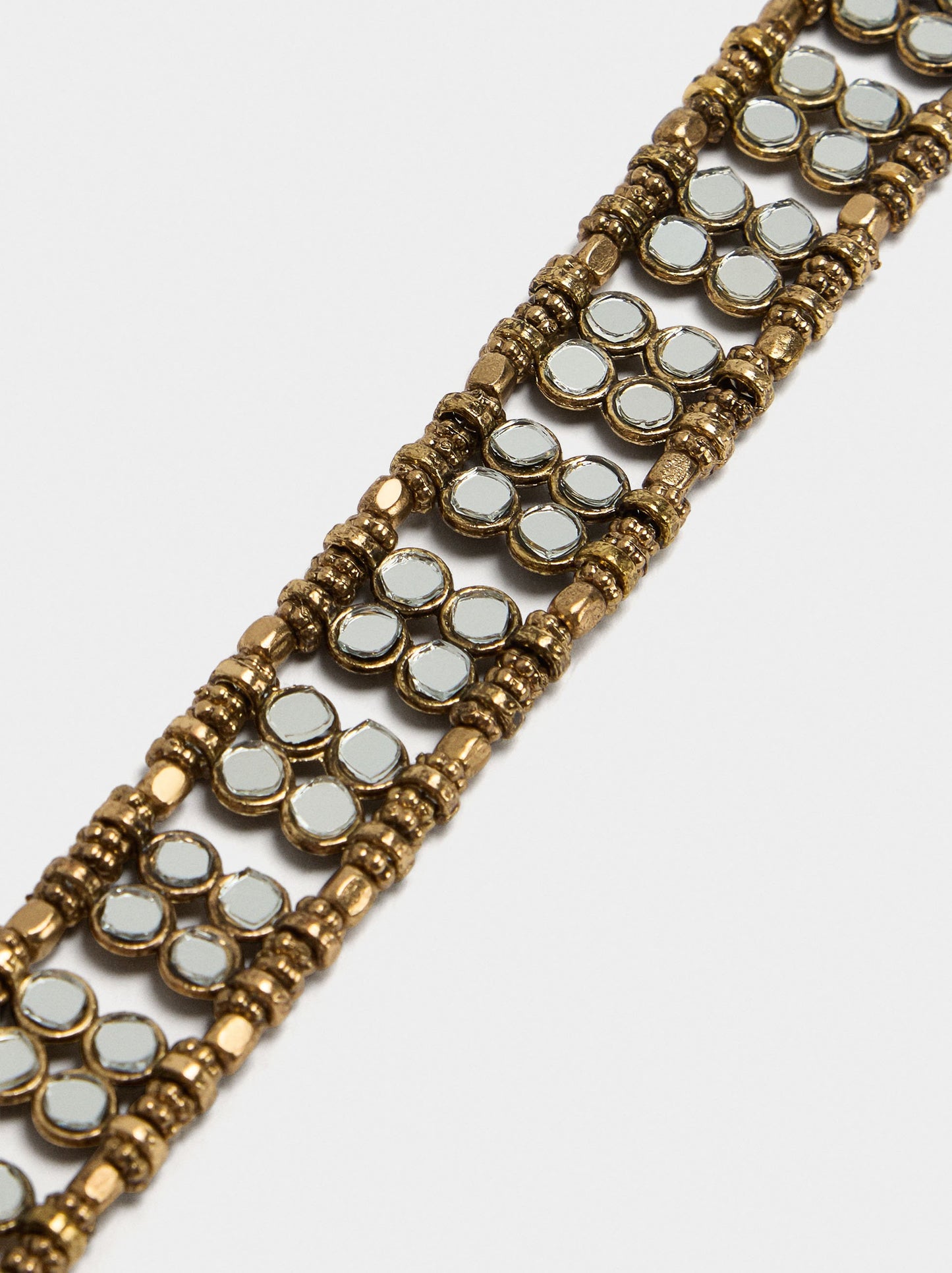 Choker With Round Mirrors