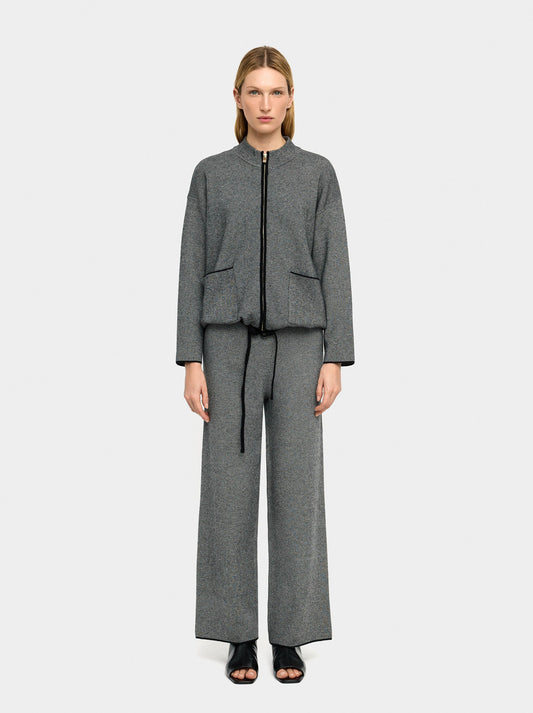 Knit Trousers With Elastic Waist