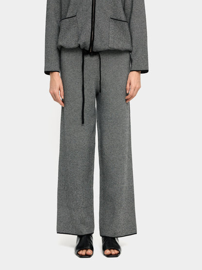 Knit Trousers With Elastic Waist
