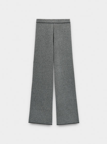 Knit Trousers With Elastic Waist