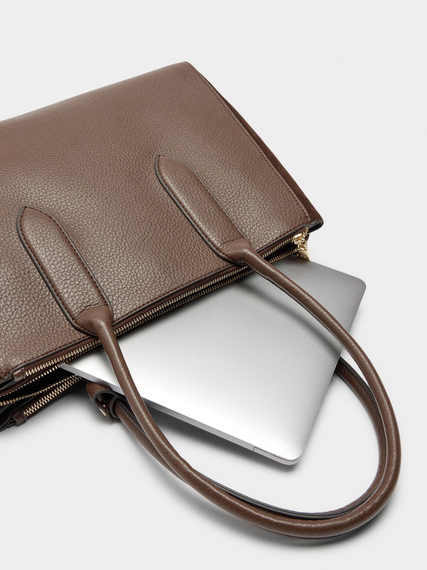 Bag For 13" Laptop With Leather Details