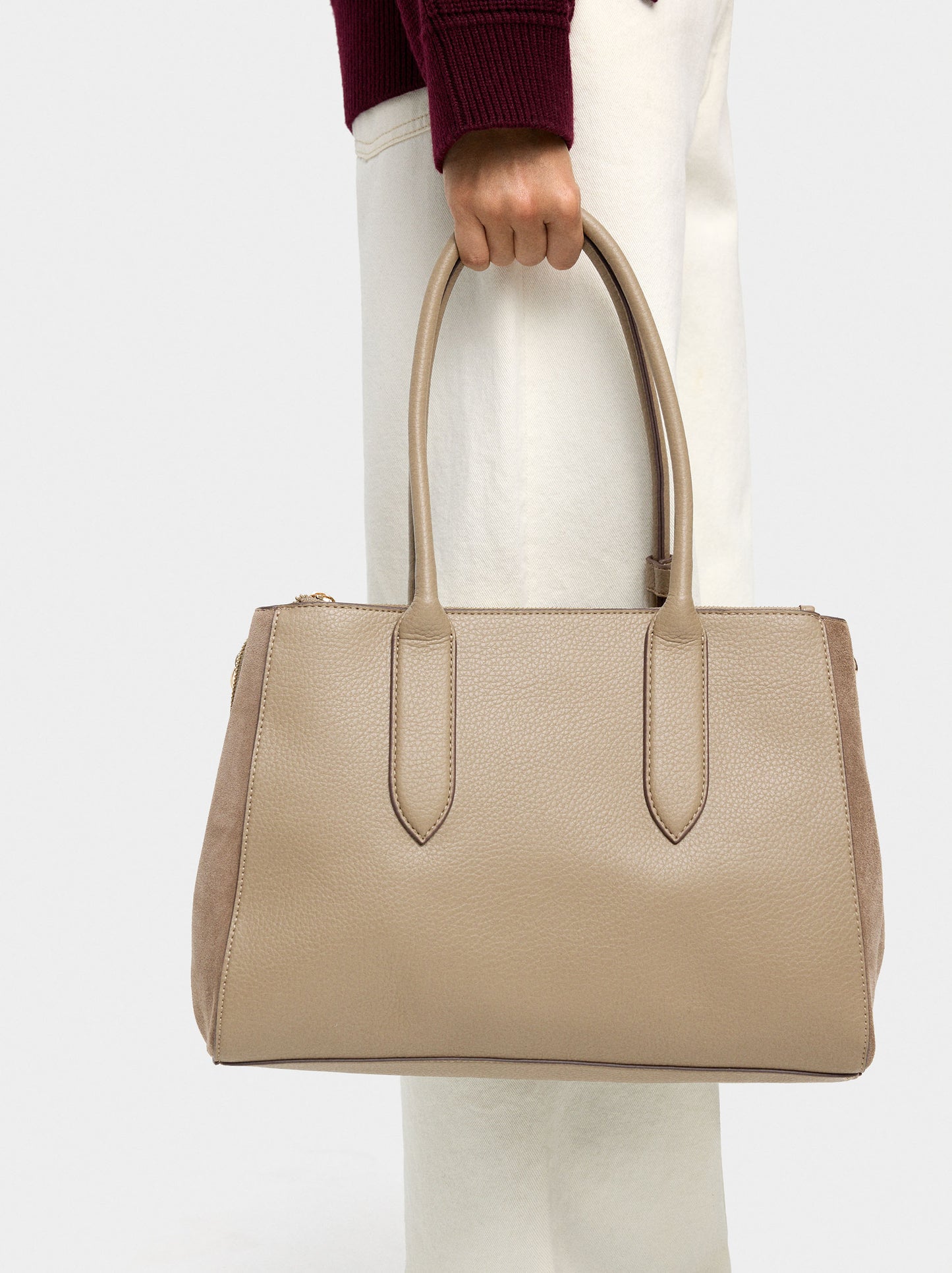 Bag For 13" Laptop With Leather Details