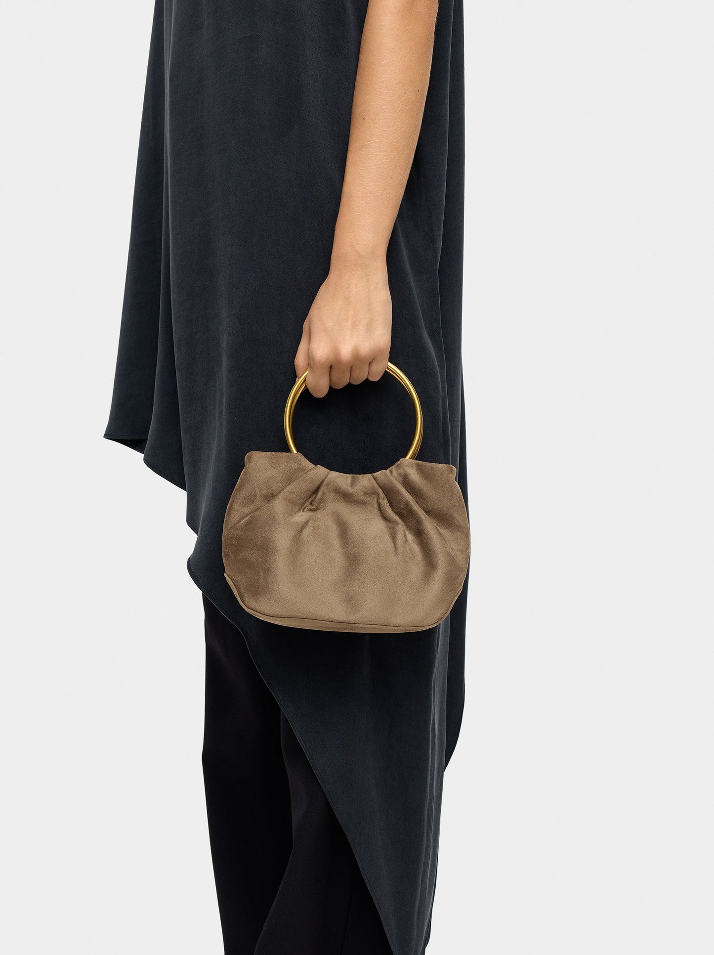 Party Bag With Leather Effect